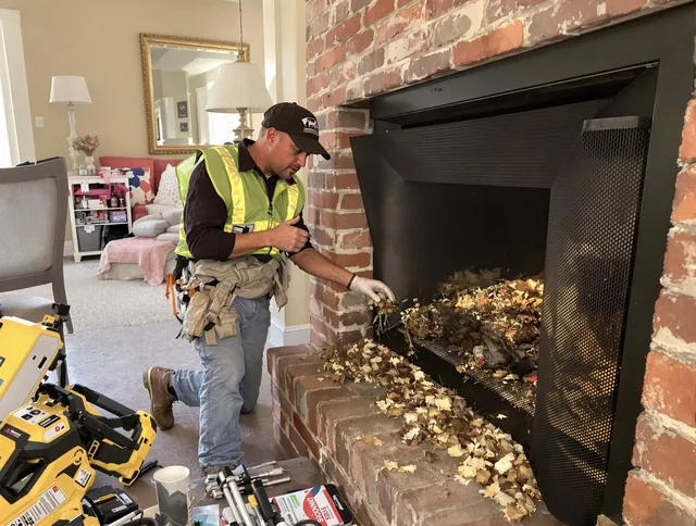 Safe screening installation by Parma Chimney Sweep in Parma, OH