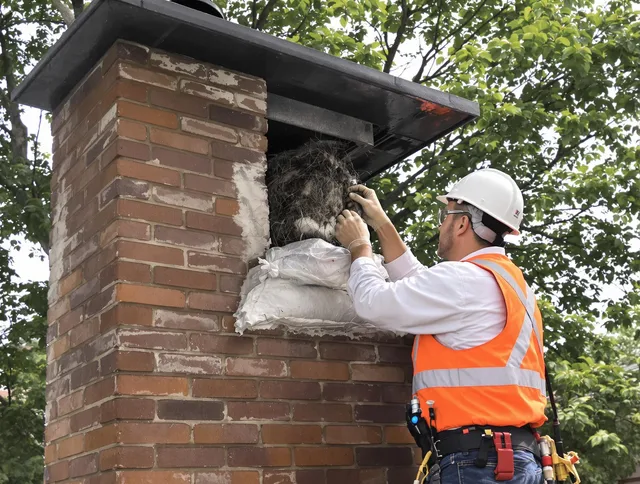 Humane removal of debris and animals by Parma Chimney Sweep in Parma, OH