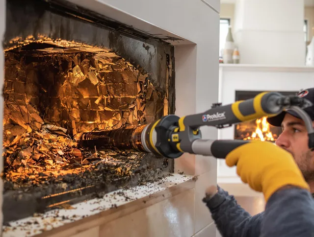 Professional chimney cleaning by Parma Chimney Sweep in Parma, OH
