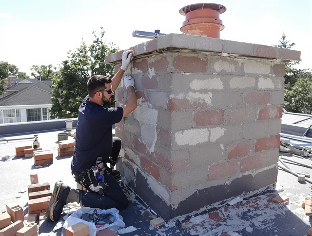 Advanced chimney repair process by Parma Chimney Sweep in Parma, OH