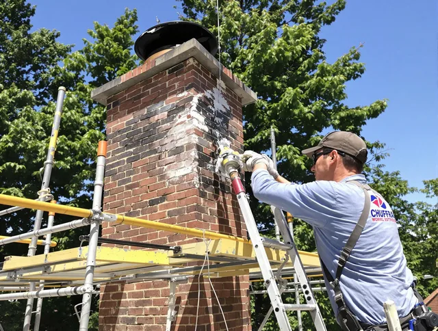 Structural chimney repair by Parma Chimney Sweep in Parma, OH