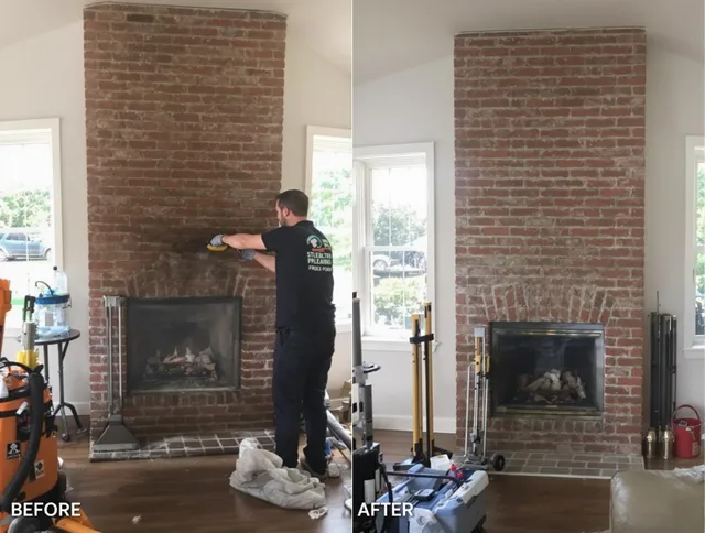 Finished chimney sweeping service by Parma Chimney Sweep in Parma, OH